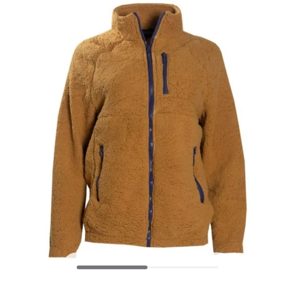 Fahrenheit Fleece Sherpa Teddy Zip Up Sweater